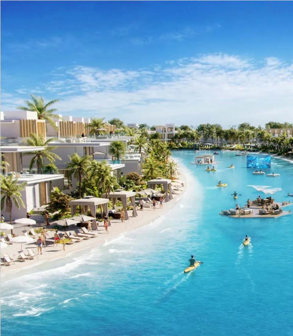 Vue du programme DAMAC Islands