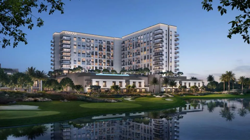 Vue du programme Golf Vale by Emaar