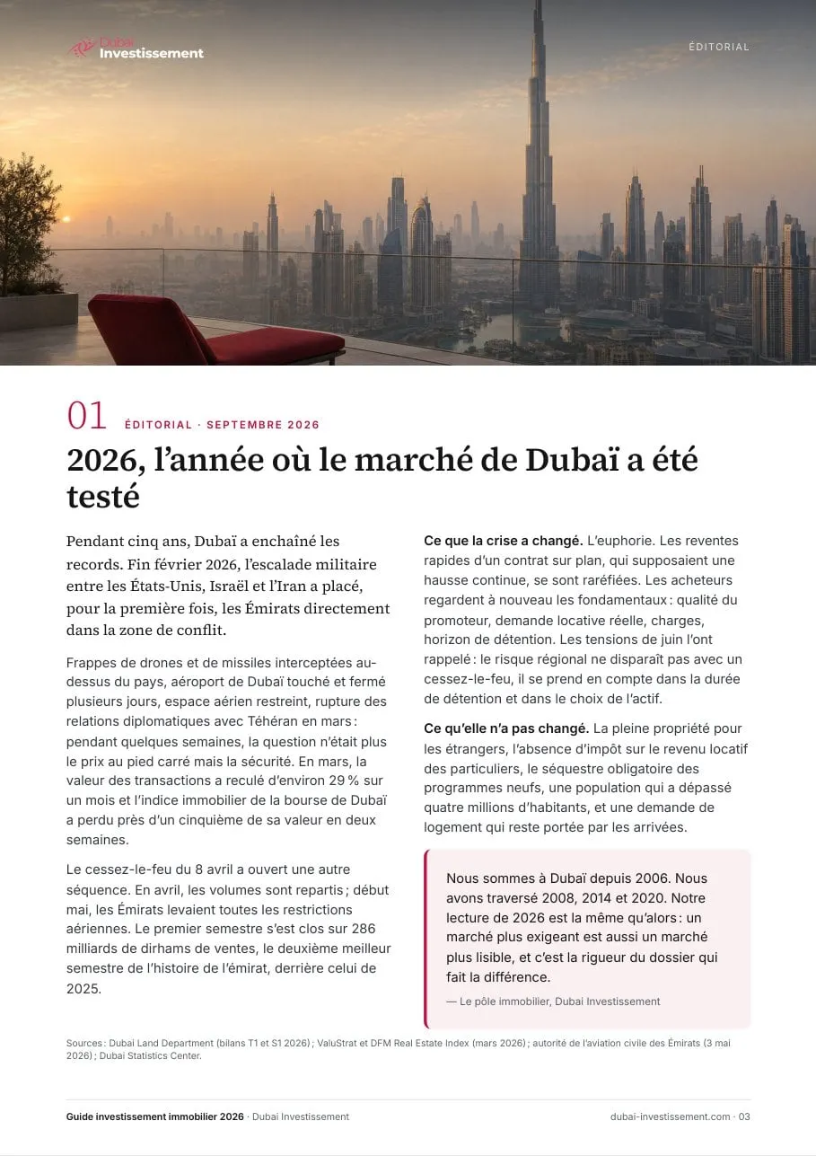 Page « Éditorial 2026 » du guide 2026
