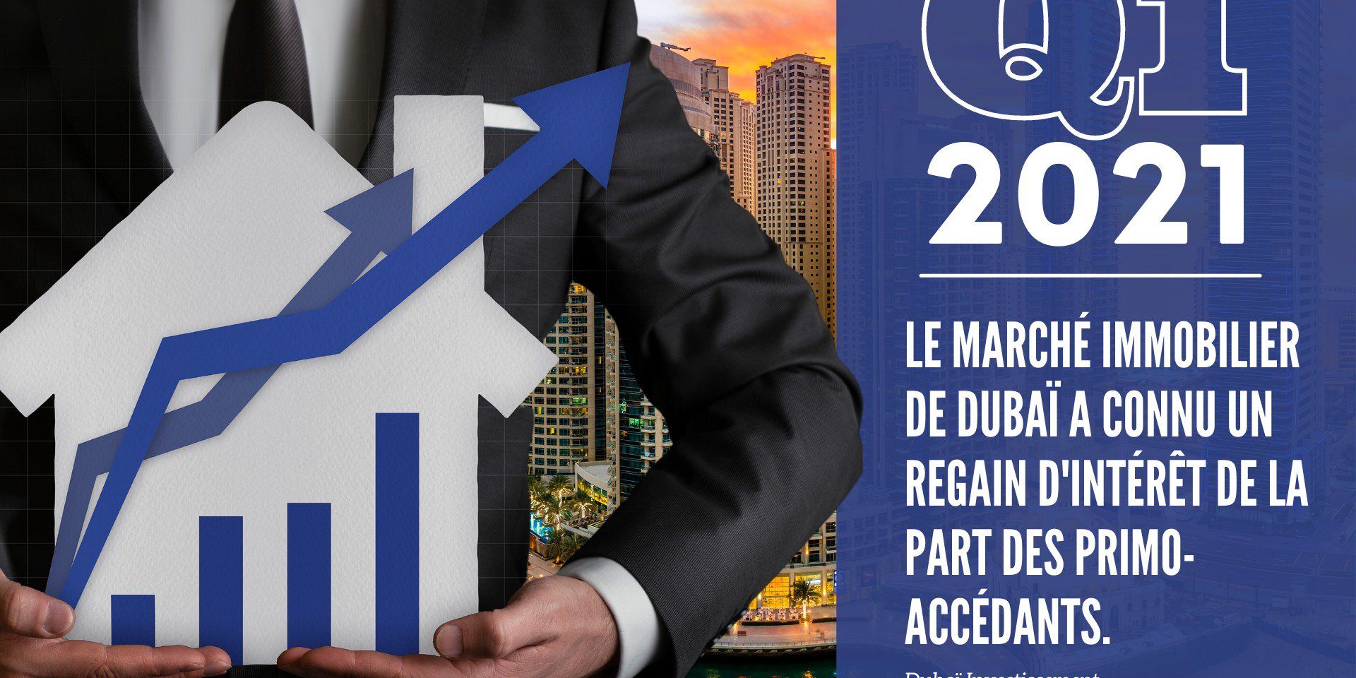 Marché immobilier de Dubaï Q1 2021 : un premier trimestre très encourageant Marché immobilier de Dubaï Q1 2021 : un premier trimestre très encourageant