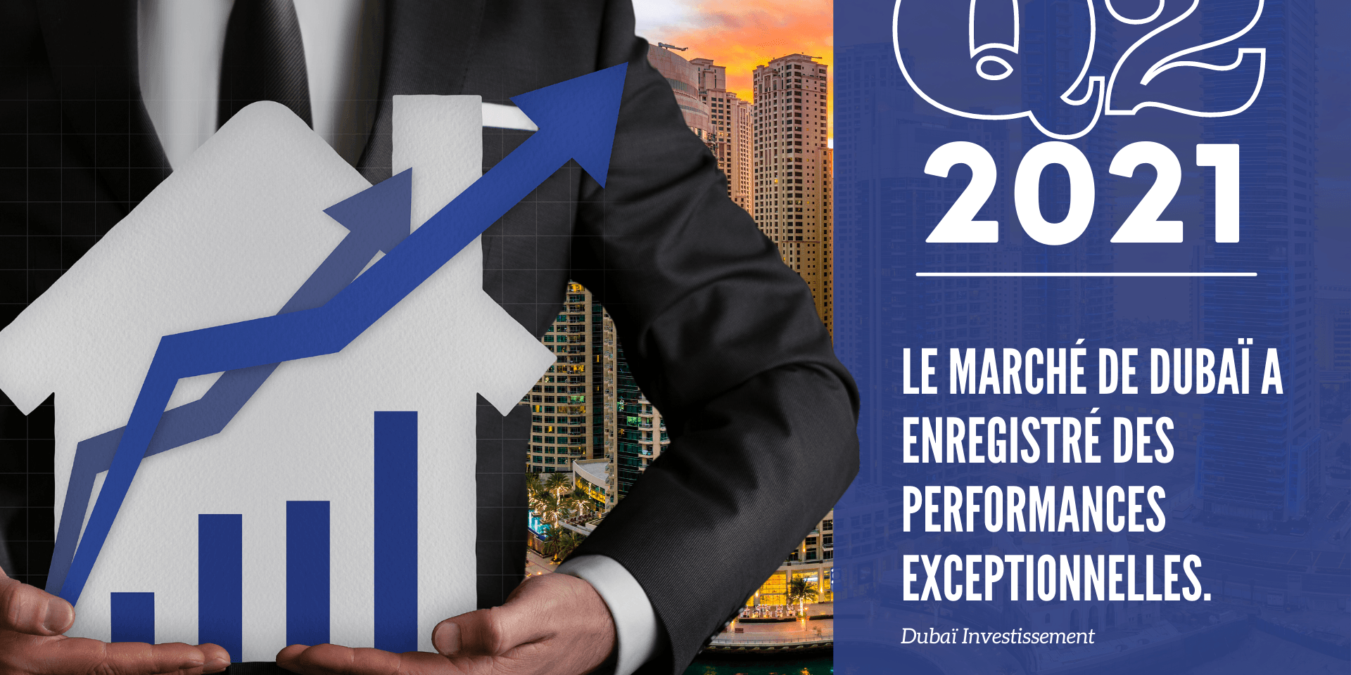 Le marché immobilier au deuxième trimestre 2021 : Dubaï continue de rebondir !