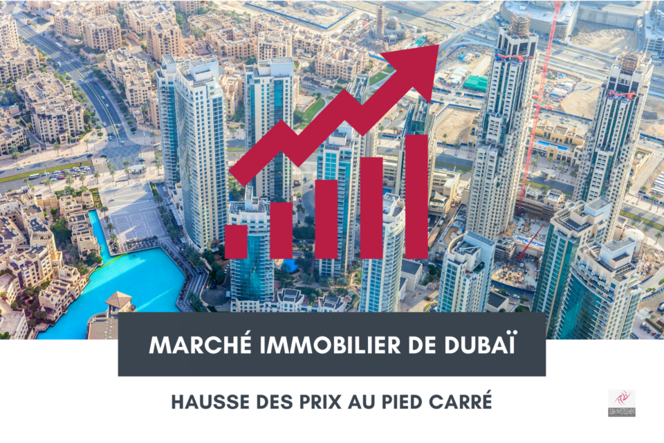 Marché immobilier de Dubaï : une hausse des prix au pied carré