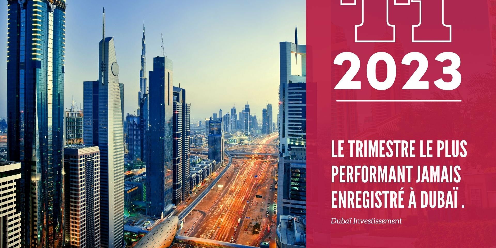 Marché immobilier de Dubaï : les chiffres au premier trimestre 2023 cover Marché immobilier de Dubaï : les chiffres du premier trimestre 2023 cover