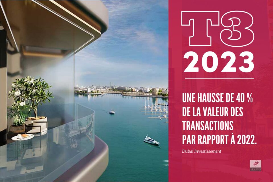 Le Marché Immobilier de Dubaï Enregistre une Hausse de 40% au T3 2023 cover